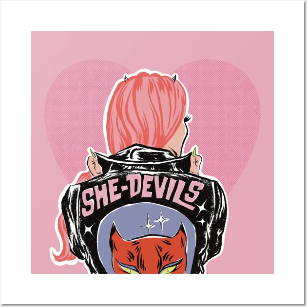 She Devils by Bad Taste Forever Wall Art by Bad Taste Forever